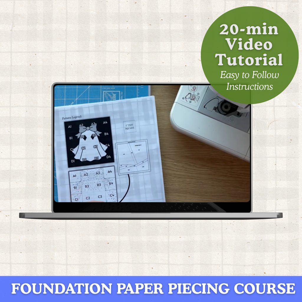 👻 Literally Just a Ghoul – Quilt Block Pattern (FPP Printable PDF)